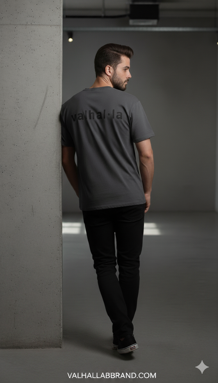 Camiseta Valhalla Signature - Iron Grey