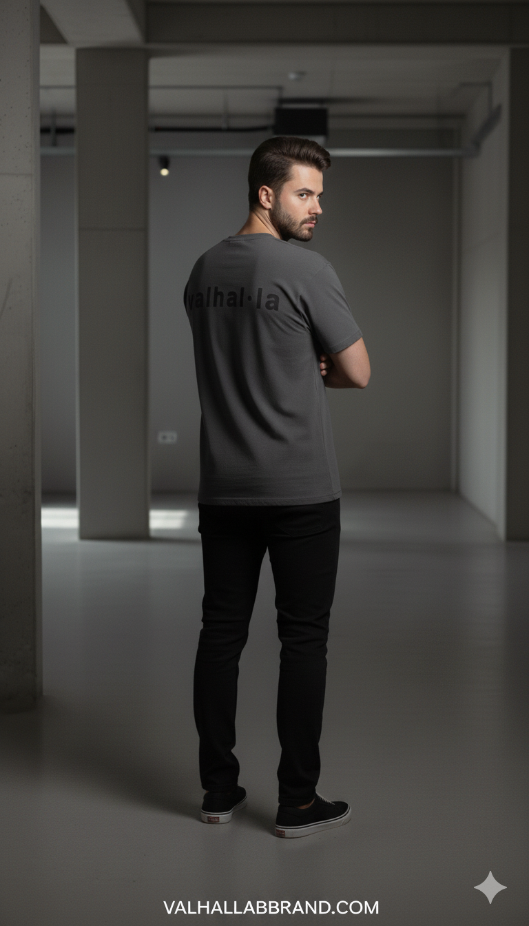 Camiseta Valhalla Signature - Iron Grey