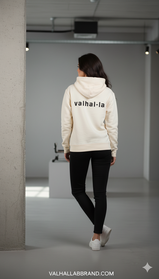 Hoodie Valhalla Core - Cream Edition
