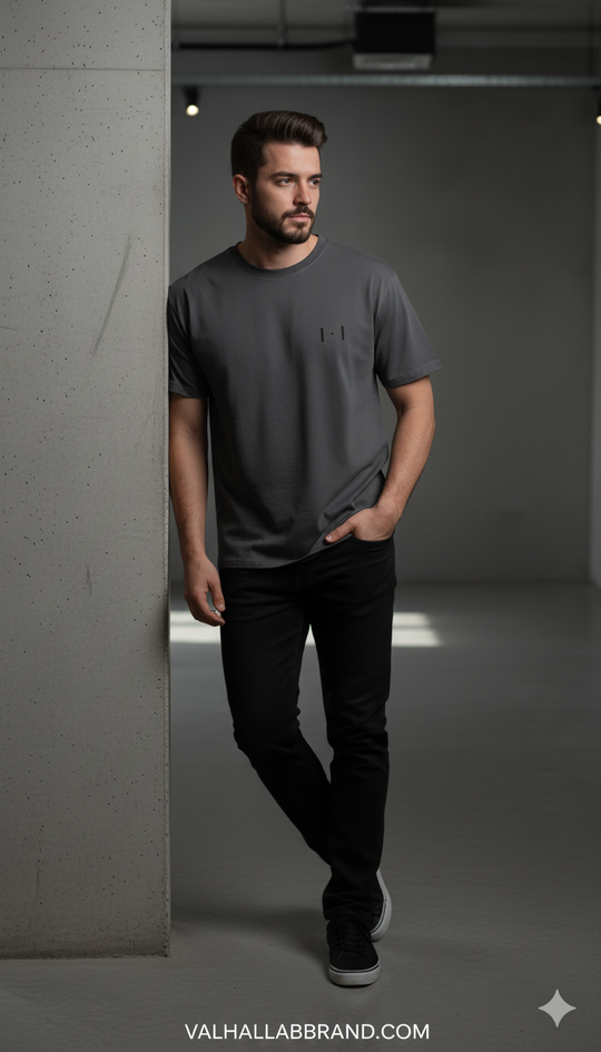 Camiseta Valhalla Signature - Iron Grey